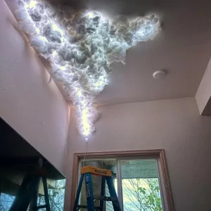 Smart 3D Thundercloud LED Light – Color Sync, DIY Cloud Decor for Room