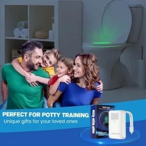 Chunace Toilet Bowl Night Light – 16 Color LED Motion Sensor Gift 2025