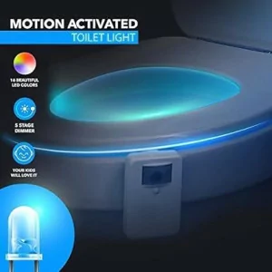 Chunace Toilet Bowl Night Light – 16 Color LED Motion Sensor Gift 2025