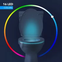 Chunace Toilet Bowl Night Light – 16 Color LED Motion Sensor Gift 2025