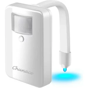 Chunace Toilet Bowl Night Light – 16 Color LED Motion Sensor Gift 2025