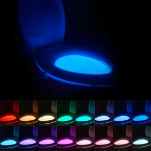 Chunace Toilet Bowl Night Light – 16 Color LED Motion Sensor Gift 2025