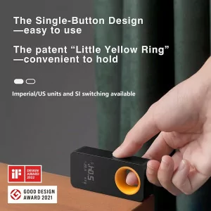 HOTO 98Ft Laser Measure, USB-C Rechargeable, OLED Display, Accurate ±2mm