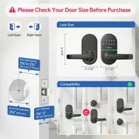 Keypad Door Lock with Handle | Keyless Smart Lock Front Door - NICE DIGI