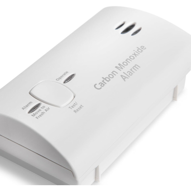 Kidde Battery-Powered Carbon Monoxide Detector with LEDs, Test-Reset Button & Low Battery Alert, Portable