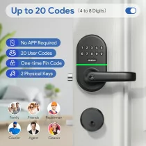 Keypad Door Lock with Handle | Keyless Smart Lock Front Door - NICE DIGI