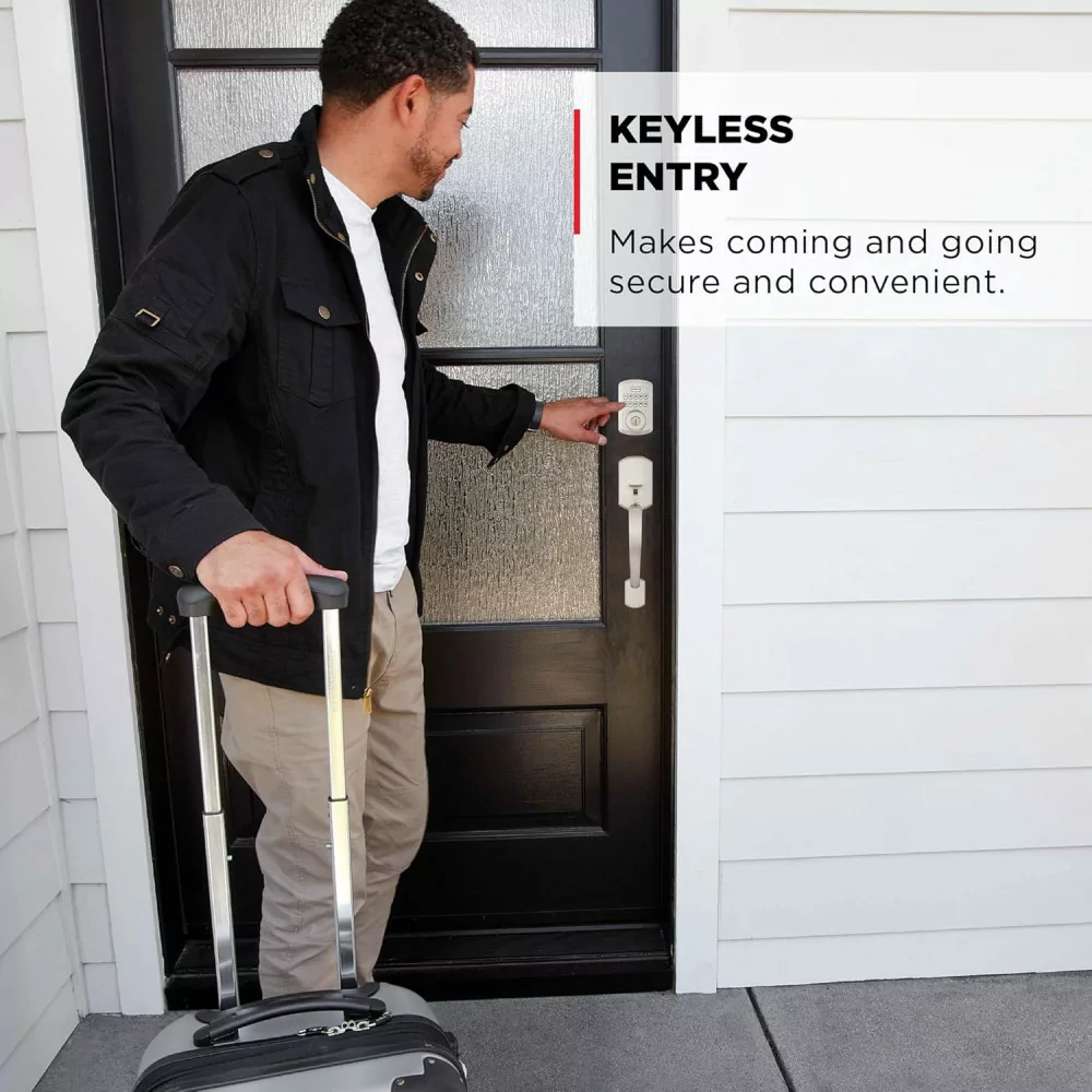 Kwikset Powerbolt 250 Satin Nickel Keypad Deadbolt with Auto-Lock