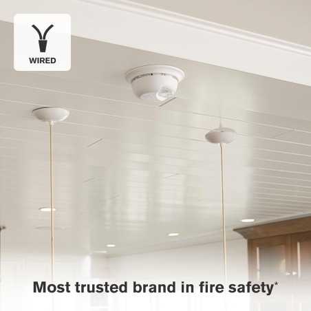 First Alert SMI100-AC Hardwire Smoke Alarm with Battery Backup - 1-Pack