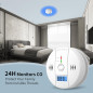 Carbon Monoxide Detector Battery Powered with LCD Display, Sensitive Sensor & Sound Alarm for Home & Kitchen
