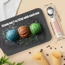 Heated Ice Cream Scoop – Rechargeable Electric Scooper up to 158°F
