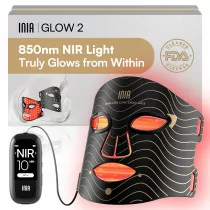 Masque LED INIA : 4 Modes Lumière Rouge 850nm NIR, Rechargeable