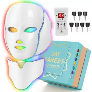 7-in-1 LED Red Light Therapy Face Mask for Skin Care - Perfect Gift