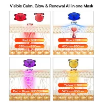 Red Light Therapy Mask for Face & Neck – 4 LED Modes for Skin Glow