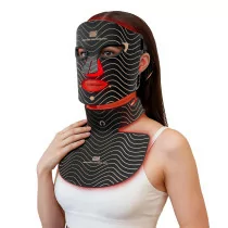 Red Light Therapy Mask for Face & Neck – 4 LED Modes for Skin Glow