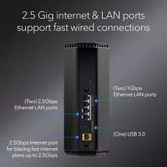 NETGEAR Nighthawk BE9300 WiFi 7 – 9.3Gbps, Tri-Bande VPN