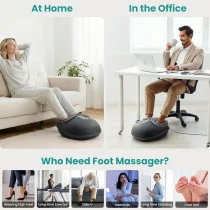 Nekteck Shiatsu Foot Massager with Heat - Deep Kneading & Air Compression