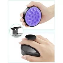 HEETA Scalp Massager & Silicone Shampoo Brush for Hair Growth & Care