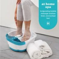 Homedics Bubble Mate Foot Spa with Toe Touch Control & Massage Nodes