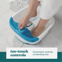 Homedics Bubble Mate Foot Spa with Toe Touch Control & Massage Nodes