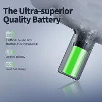 Portable Deep Tissue Massage Gun with Silent Motor & 4 Heads – Relaxation Gift