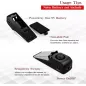 EMDMAK Alarme Arrêt de Porte 120DB - 2 Pièces - Sécurité Maison & Voyage (Noir)