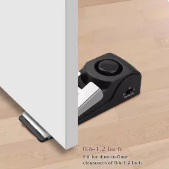 Alarme Arrêt Porte EMDMAK 120dB - Lot de 2 Noir