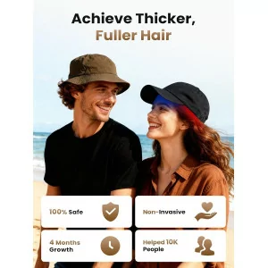 Advanced Laser Hair Growth Cap | Red Light Therapy for Thicker Hair