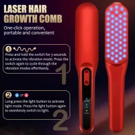 Laser Hair Growth Comb for Men & Women – Red Light Treatment (1pc)