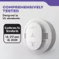 Détecteur de fumée et monoxyde de carbone Kidde 10 ans, batterie, voyants LED, modèle 30CUD10
