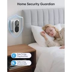 4-in-1 Carbon Monoxide & Gas Leak Detector with Dual Alarms – 2 Pack