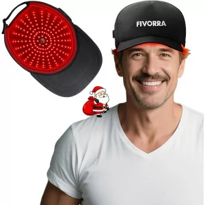 Cordless Red Light Therapy Cap for Hair Growth with Rechargeable Battery