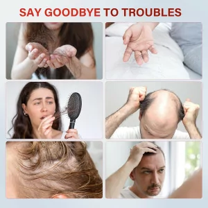 Cordless Red Light Therapy Cap for Hair Growth with Rechargeable Battery