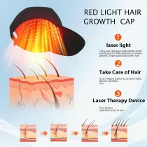Red Light Laser Hair Growth Cap – Adjustable, Portable Hair Regrowth