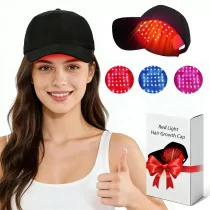 Red Light Laser Hair Growth Cap – Adjustable, Portable Hair Regrowth