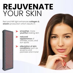 Hooga Red Light Therapy HG300 - 60 LEDs for Pain Relief & Skin Health