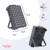 Hooga Red Light Therapy HG300 - 60 LEDs for Pain Relief & Skin Health