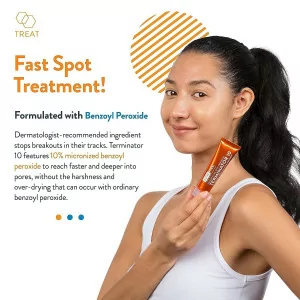 AcneFree Terminator 10% Benzoyl Peroxide Acne Spot Treatment Cream 1oz