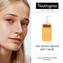 Neutrogena Oil-Free Acne Face Wash with 2% Salicylic Acid – 9.1 oz