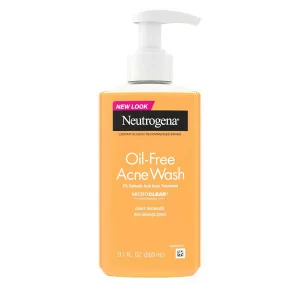 Neutrogena Oil-Free Acne Face Wash with 2% Salicylic Acid – 9.1 oz