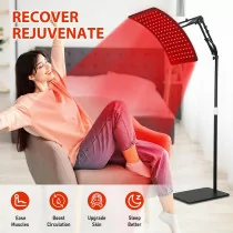 Red Light Therapy Lamp with Stand & Goggles - 660nm & 850nm Infrared