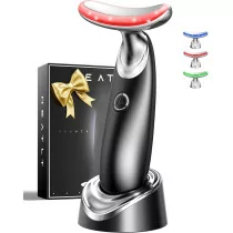 7-in-1 Red Light Face & Neck Massager | Portable 3-Color Skin Care Tool