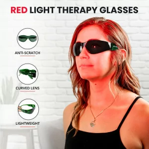 Mito Red Light Therapy Glasses - Protective Goggles for 600nm-900nm