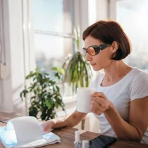 UV Safety Glasses for 90-490nm UV Lamps | Anti-Fatigue, Shatterproof