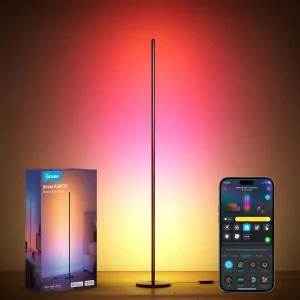 Govee RGBIC Smart Floor Lamp - Alexa LED, 16M Colors & Music Sync