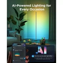Govee RGBIC Smart Floor Lamp - Alexa LED, 16M Colors & Music Sync