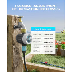 RAINPOINT WiFi Water Timer - Smart Brass Hose Faucet Controller (2025)