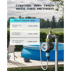 RAINPOINT WiFi Water Timer - Smart Brass Hose Faucet Controller (2025)