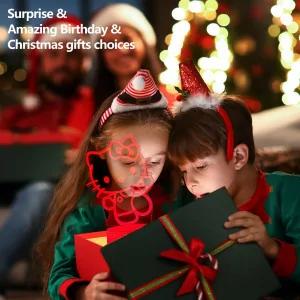 Cute Cat Night Light - 16 Color Changing Kitty Lamp with Remote & Timer