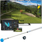 PHIGOLF Home Golf Simulator with Motion Sensor & Swing Stick – 38,000+ Courses, Android/iOS & E6 Connect Compatible