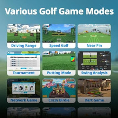 PHIGOLF Home Golf Simulator – Motion Sensor, 38,000+ Courses, App Ready
